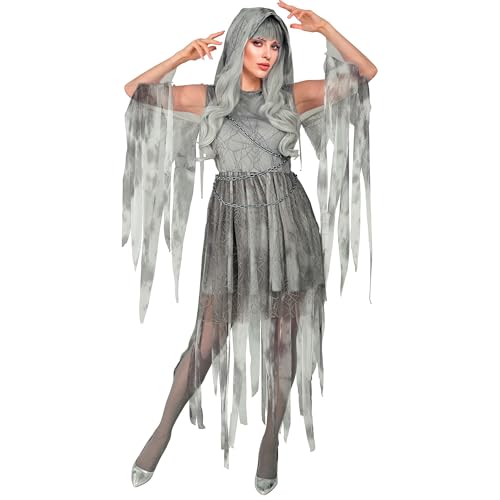 W WIDMANN MILANO Party Fashion - Kostüm Ghostly Spirit, Halloween Verkleidung, Zombie, Gespenst, Geisterbraut, Karneval W WIDMANN MILANO Party Fashion - Kostüm Ghostly Spirit, Halloween Verkleidung, Zombie, Gespenst, Geisterbraut, Karneval von W WIDMANN MILANO Party Fashion