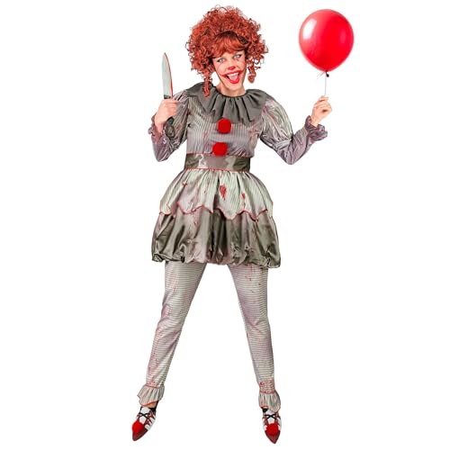 W WIDMANN MILANO Party Fashion - Kostüm Killer Clown, Kleid, Horror Clown, Psychopath, Halloween Verkleidung W WIDMANN MILANO Party Fashion - Kostüm Killer Clown, Kleid, Horror Clown, Psychopath, Halloween Verkleidung von W WIDMANN MILANO Party Fashion