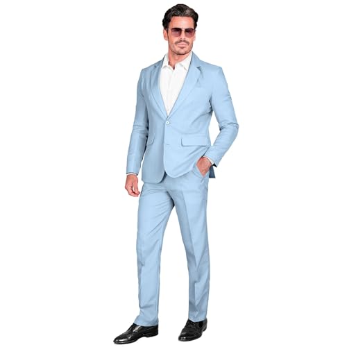 W WIDMANN MILANO Party Fashion - Farbiger Anzug für Herren, Jackett und Hose, Showman, Disco Fever, Casino Mottoparty W WIDMANN MILANO Party Fashion - Farbiger Anzug für Herren, Jackett und Hose, Showman, Disco Fever, Casino Mottoparty von W WIDMANN MILANO Party Fashion