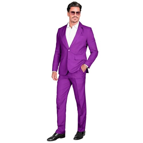 W WIDMANN MILANO Party Fashion - Farbiger Anzug für Herren, Jackett und Hose, Showman, Disco Fever, Casino Mottoparty W WIDMANN MILANO Party Fashion - Farbiger Anzug für Herren, Jackett und Hose, Showman, Disco Fever, Casino Mottoparty von W WIDMANN MILANO Party Fashion