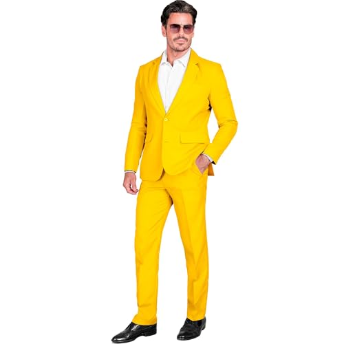 W WIDMANN MILANO Party Fashion - Farbiger Anzug für Herren, Jackett und Hose, Showman, Disco Fever, Casino Mottoparty W WIDMANN MILANO Party Fashion - Farbiger Anzug für Herren, Jackett und Hose, Showman, Disco Fever, Casino Mottoparty von W WIDMANN MILANO Party Fashion