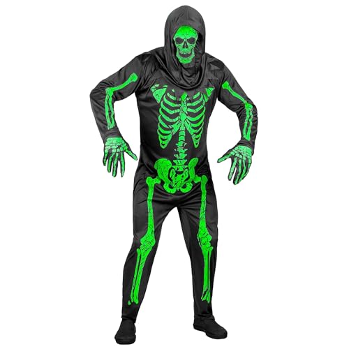 W WIDMANN MILANO Party Fashion - Kostüm Neon Skelett, Overall, Handschuhe, Maske, Fasching, Mottoparty W WIDMANN MILANO Party Fashion - Kostüm Neon Skelett, Overall, Handschuhe, Maske, Fasching, Mottoparty von W WIDMANN MILANO Party Fashion