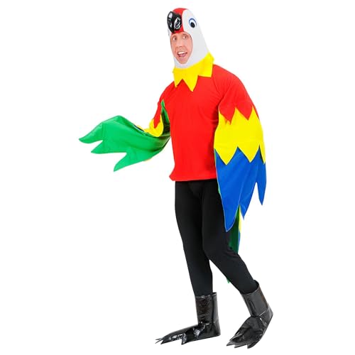 W WIDMANN MILANO Party Fashion - Kostüm Papagei, Tierkostüm, Faschingskostüme von Toyland