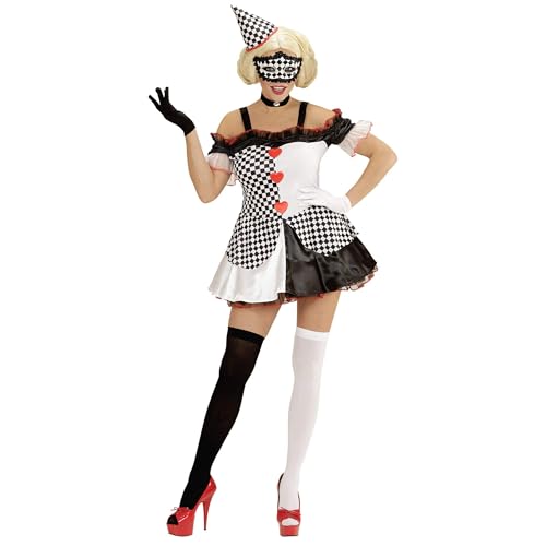 W WIDMANN MILANO Party Fashion - Kostüm Pierrot Girl, Kleid und Hut, Clown, Karneval, Mottoparty von WIDMANN MILANO PARTY FASHION