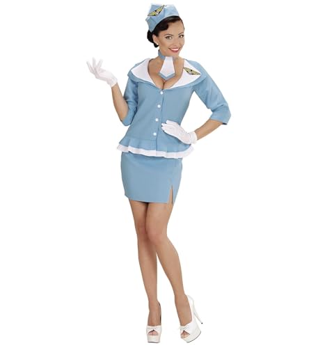 W WIDMANN MILANO Party Fashion - Kostüm Retro Hostess, Flugbegleiterin, Stewardess, Faschingskostüme Damen W WIDMANN MILANO Party Fashion - Kostüm Retro Hostess, Flugbegleiterin, Stewardess, Faschingskostüme Damen von W WIDMANN MILANO Party Fashion