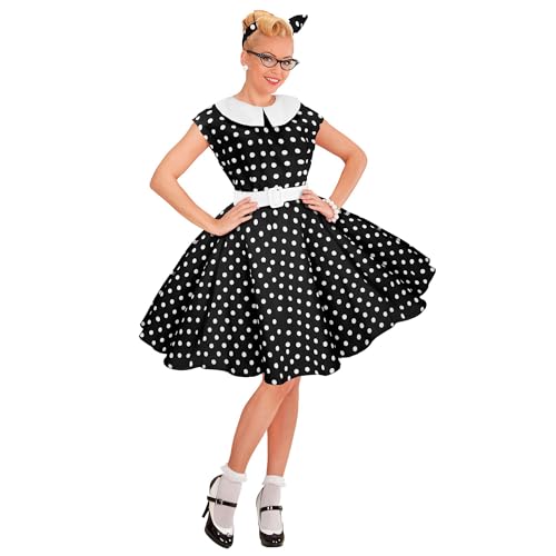 W WIDMANN MILANO Party Fashion - Kostüm Rock´n´Roll, 50er Jahre Mode, Kleid mit Petticoat, Gürtel, Haarband, Faschingskostüme W WIDMANN MILANO Party Fashion - Kostüm Rock´n´Roll, 50er Jahre Mode, Kleid mit Petticoat, Gürtel, Haarband, Faschingskostüme von W WIDMANN MILANO Party Fashion