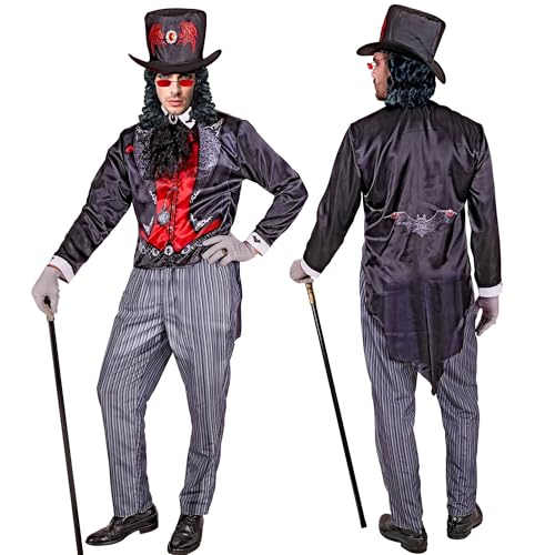 W WIDMANN MILANO Party Fashion - Kostüm Set Vampir, Gothik, Blutsauger, für Halloween, Karneval, Cosplay W WIDMANN MILANO Party Fashion - Kostüm Set Vampir, Gothik, Blutsauger, für Halloween, Karneval, Cosplay von W WIDMANN MILANO Party Fashion