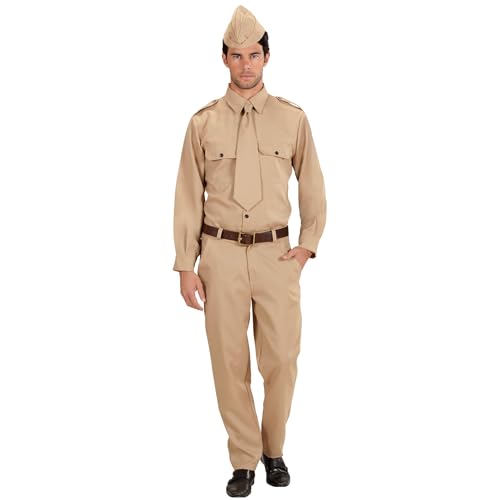 W WIDMANN MILANO Party Fashion - Kostüm Soldat, Krieger, Uniform, Faschingskostüme von WIDMANN