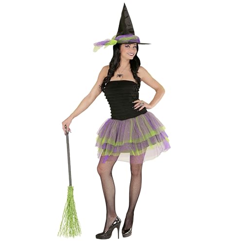W WIDMANN MILANO Party Fashion - Kostüm Sparkling Hexe, Kleid mit Tutu, Hut, Magierin, Halloween von W WIDMANN MILANO Party Fashion