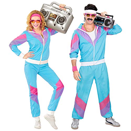 W WIDMANN MILANO Party Fashion - Kostüm Trainingsanzug, 80er Jahre Outfit, Jogginganzug, Bad Taste Outfit, Faschingskostüme von W WIDMANN MILANO Party Fashion
