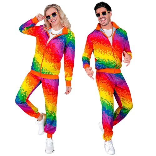 W WIDMANN MILANO Party Fashion - Kostüm Trainingsanzug, Regenbogenfarben, CSD, Jogginganzug, Faschingskostüme W WIDMANN MILANO Party Fashion - Kostüm Trainingsanzug, Regenbogenfarben, CSD, Jogginganzug, Faschingskostüme von W WIDMANN MILANO Party Fashion