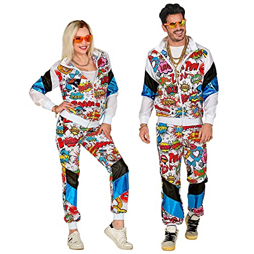 W WIDMANN MILANO Party Fashion - Kostüm Trainingsanzug Pop Art, Comic, 80er Jahre Outfit, Jogginganzug, Retro Style W WIDMANN MILANO Party Fashion - Kostüm Trainingsanzug Pop Art, Comic, 80er Jahre Outfit, Jogginganzug, Retro Style von WIDMANN MILANO PARTY FASHION