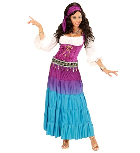 W WIDMANN MILANO Party Fashion - Kostüm Wahrsagerin, Kleid mit Münzengürtel, Bandana, Faschingskostüme W WIDMANN MILANO Party Fashion - Kostüm Wahrsagerin, Kleid mit Münzengürtel, Bandana, Faschingskostüme von W WIDMANN MILANO Party Fashion