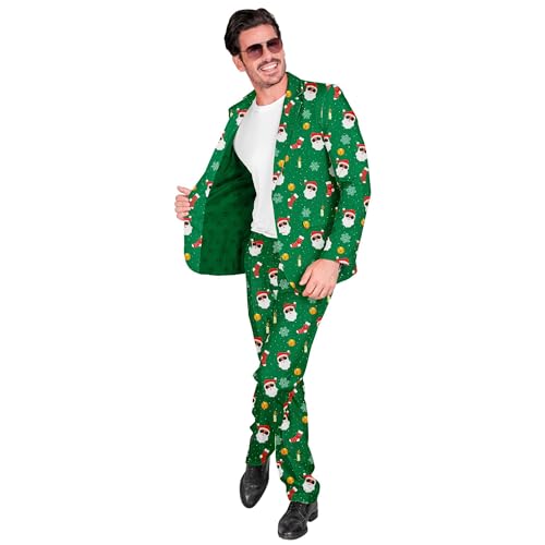 W WIDMANN MILANO Party Fashion - Kostüm Weihnachtsmann Anzug Herren, Jackett und Hose, Weihnachtsoutfit, Weihnachtsanzug W WIDMANN MILANO Party Fashion - Kostüm Weihnachtsmann Anzug Herren, Jackett und Hose, Weihnachtsoutfit, Weihnachtsanzug von W WIDMANN MILANO Party Fashion