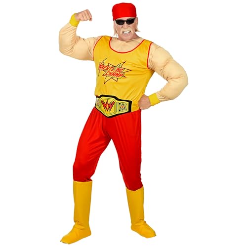 W WIDMANN MILANO Party Fashion - Kostüm Wrestling Champion mit Muskelshirt, Boxer, Kämpfer, Faschingskostüme, Mottoparty von W WIDMANN MILANO Party Fashion