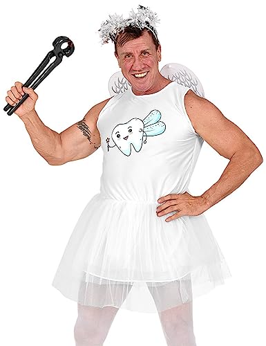 W WIDMANN MILANO Party Fashion - Kostüm Zahnfee für Männer, Kleid, Faschingskostüme von WIDMANN