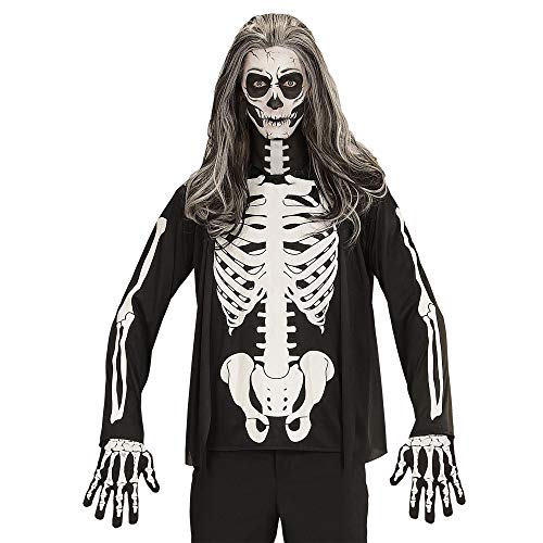 W WIDMANN MILANO Party Fashion - Kostümshirt Skelett, Oberteil, Knochengerüst, Sensenmann, Halloween von W WIDMANN MILANO Party Fashion