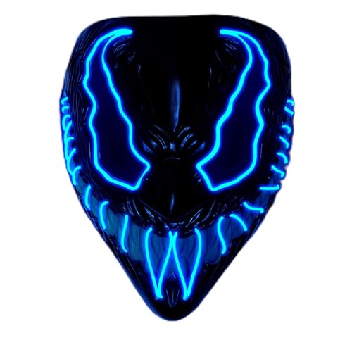 W WIDMANN MILANO Party Fashion - LED Maske Monster, leuchtendes Gesicht, gruselige Grimasse, Dämon, Halloween W WIDMANN MILANO Party Fashion - LED Maske Monster, leuchtendes Gesicht, gruselige Grimasse, Dämon, Halloween von W WIDMANN MILANO Party Fashion