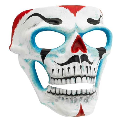 W WIDMANN MILANO Party Fashion - Maske Clown Totenkopf, Dia de los Muertos, Killer Clown, gruseliges Halloween Kostüm W WIDMANN MILANO Party Fashion - Maske Clown Totenkopf, Dia de los Muertos, Killer Clown, gruseliges Halloween Kostüm von W WIDMANN MILANO Party Fashion