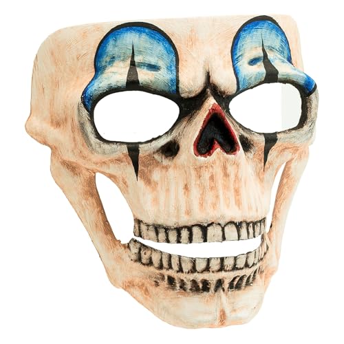 W WIDMANN MILANO Party Fashion - Maske Clown Totenkopf, Dia de los Muertos, Killer Clown, gruseliges Halloween Kostüm W WIDMANN MILANO Party Fashion - Maske Clown Totenkopf, Dia de los Muertos, Killer Clown, gruseliges Halloween Kostüm von W WIDMANN MILANO Party Fashion