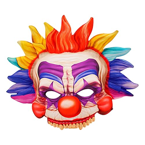W WIDMANN MILANO Party Fashion - Maske Killer Clown, kinnlos, Augenmaske, verrückter Spaßmacher, Accessoire Halloween, Karneval W WIDMANN MILANO Party Fashion - Maske Killer Clown, kinnlos, Augenmaske, verrückter Spaßmacher, Accessoire Halloween, Karneval von W WIDMANN MILANO Party Fashion