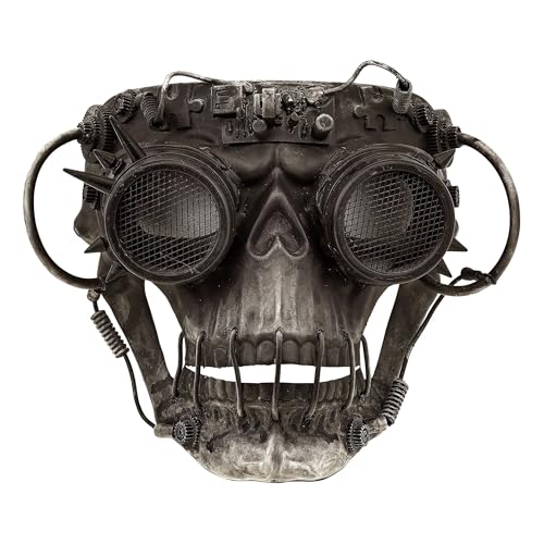 W WIDMANN MILANO Party Fashion - Maske Steampunk für Erwachsene, Wolf oder Totenkopf, Accessoire für Karneval, Halloween W WIDMANN MILANO Party Fashion - Maske Steampunk für Erwachsene, Wolf oder Totenkopf, Accessoire für Karneval, Halloween von W WIDMANN MILANO Party Fashion