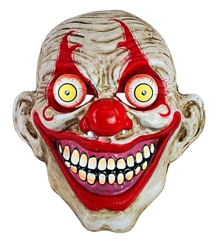 W WIDMANN MILANO Party Fashion - Maske mit Wackelaugen, für Erwachsene, Horror Gesichtsmaske für Halloween, Karneval von W WIDMANN MILANO Party Fashion