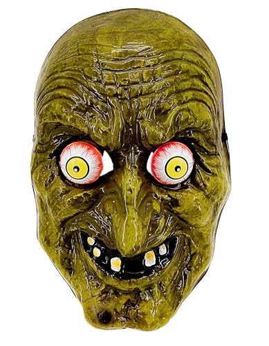 W WIDMANN MILANO Party Fashion - Maske mit Wackelaugen, für Erwachsene, Horror Gesichtsmaske für Halloween, Karneval von W WIDMANN MILANO Party Fashion