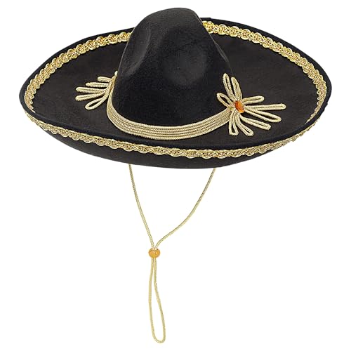 W WIDMANN MILANO Party Fashion - Mexikanischer Sombrero aus Filz, 50 cm, Kopfbedeckung für Kostüme von W WIDMANN MILANO Party Fashion