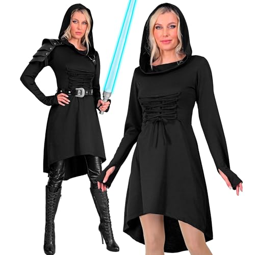 W WIDMANN MILANO Party Fashion - Mittelalter/Gothic-Kleid mit Kapuze, Kostüm für Karneval, Ritterfeste von W WIDMANN MILANO Party Fashion