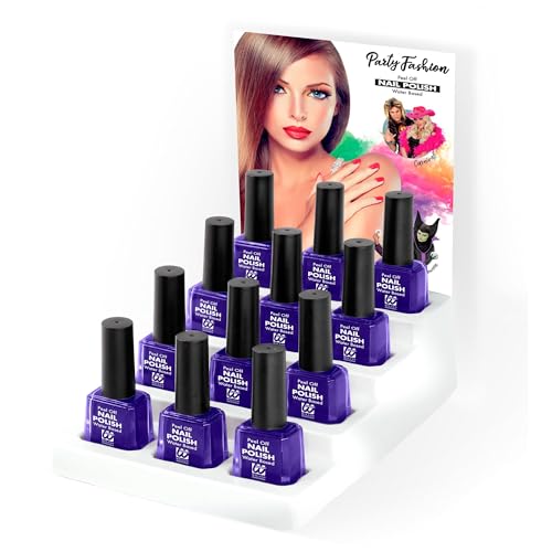 W WIDMANN MILANO Party Fashion - Nagellack auf Wasserbasis, 12 Stück, je 8 ml, Peel-Off-Effekt W WIDMANN MILANO Party Fashion - Nagellack auf Wasserbasis, 12 Stück, je 8 ml, Peel-Off-Effekt von W WIDMANN MILANO Party Fashion