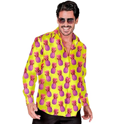 WIDMANN MILANO PARTY FASHION - Party Fashion Hemd, Ananas Muster, Neon, Herrenhemd, langarm, Showmen, Mottoparty, Kostüm WIDMANN MILANO PARTY FASHION - Party Fashion Hemd, Ananas Muster, Neon, Herrenhemd, langarm, Showmen, Mottoparty, Kostüm von WIDMANN MILANO PARTY FASHION