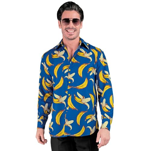 WIDMANN MILANO PARTY FASHION - Party Fashion Hemd, Bananen Muster, Neon, Showmen, Herrenhemd, Mottoparty, Kostüm WIDMANN MILANO PARTY FASHION - Party Fashion Hemd, Bananen Muster, Neon, Showmen, Herrenhemd, Mottoparty, Kostüm von WIDMANN MILANO PARTY FASHION