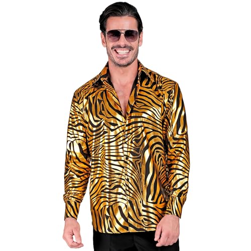WIDMANN MILANO PARTY FASHION - Party Fashion Hemd, Zebra Muster, Animal Print, Tierkostüm, Showmen, 80er Jahre, Disco Fever WIDMANN MILANO PARTY FASHION - Party Fashion Hemd, Zebra Muster, Animal Print, Tierkostüm, Showmen, 80er Jahre, Disco Fever von WIDMANN MILANO PARTY FASHION