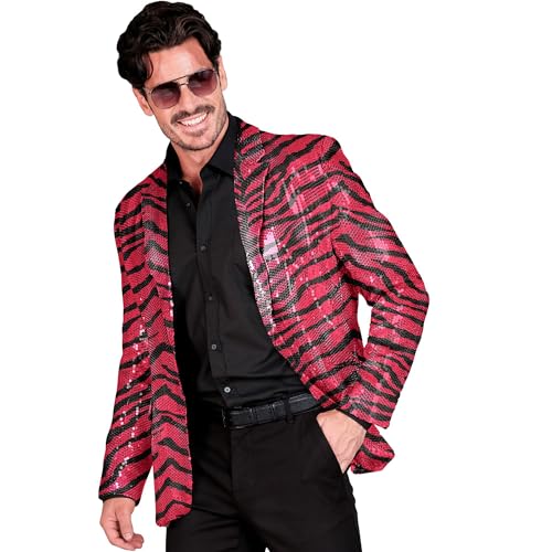 W WIDMANN MILANO Party Fashion - Party Fashion Jackett mit Pailletten für Herren, Disco Fever, Anzugjacke, Schlagermove, Animal Print W WIDMANN MILANO Party Fashion - Party Fashion Jackett mit Pailletten für Herren, Disco Fever, Anzugjacke, Schlagermove, Animal Print von W WIDMANN MILANO Party Fashion