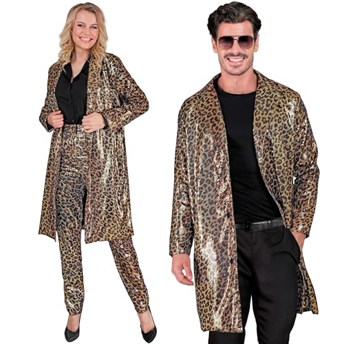 W WIDMANN MILANO Party Fashion - Party Fashion Pailletten Mantel, Party Outfit, Jacke, Disco Fever, Animal Print, Festival, Faschingskostüme W WIDMANN MILANO Party Fashion - Party Fashion Pailletten Mantel, Party Outfit, Jacke, Disco Fever, Animal Print, Festival, Faschingskostüme von W WIDMANN MILANO Party Fashion