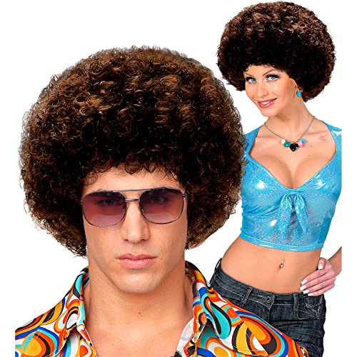 W WIDMANN MILANO Party Fashion - Perücke 70er Jahre Disco, Lockenperücke, Accessoire für Faschingskostüme von W WIDMANN MILANO Party Fashion
