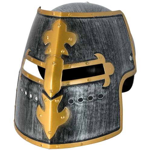 W WIDMANN MILANO Party Fashion - Ritter Helm mit Visier für Kinder, aus Hartplastik, Mittelalter Soldat W WIDMANN MILANO Party Fashion - Ritter Helm mit Visier für Kinder, aus Hartplastik, Mittelalter Soldat von W WIDMANN MILANO Party Fashion