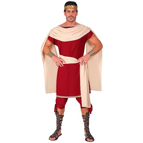 W WIDMANN MILANO Party Fashion - Römer Kostüm Herren, Set mit Tunika, Gürtel, Schärpe und Hose für Karneval und Theater W WIDMANN MILANO Party Fashion - Römer Kostüm Herren, Set mit Tunika, Gürtel, Schärpe und Hose für Karneval und Theater von W WIDMANN MILANO Party Fashion