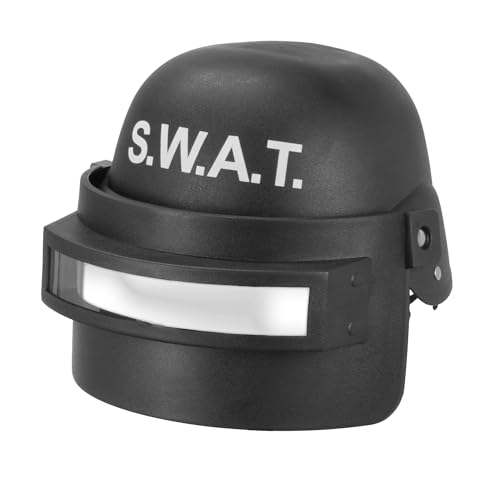 W WIDMANN MILANO Party Fashion - S.W.A.T. Helm mit Visier für Kinder, aus Hartplastik, Swat Agent, Polizei, FBI, SEK W WIDMANN MILANO Party Fashion - S.W.A.T. Helm mit Visier für Kinder, aus Hartplastik, Swat Agent, Polizei, FBI, SEK von W WIDMANN MILANO Party Fashion