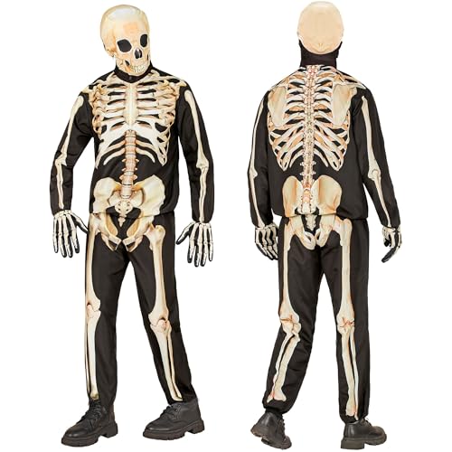 W WIDMANN MILANO Party Fashion - Skelett Kinderkostüm, Set mit Maske, komplettes Outfit für Halloween und Karneval von W WIDMANN MILANO Party Fashion