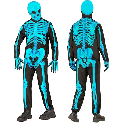 W WIDMANN MILANO Party Fashion - Skelett Kinderkostüm, Set mit Maske, komplettes Outfit für Halloween und Karneval von W WIDMANN MILANO Party Fashion