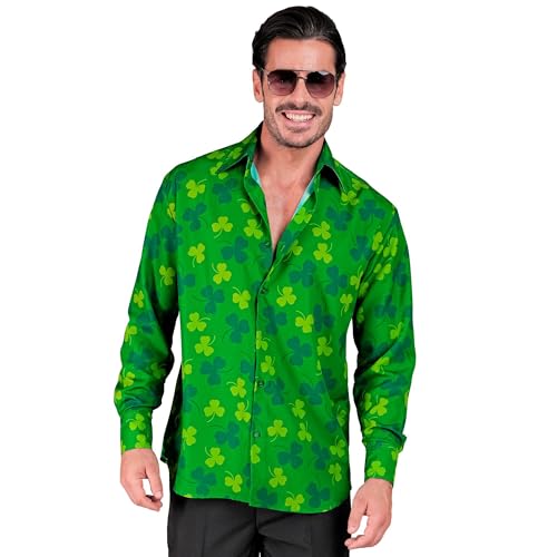 WIDMANN MILANO PARTY FASHION - St. Patricks Day Herren Hemd, Irland, Kleeblatt, irische Mottoparty WIDMANN MILANO PARTY FASHION - St. Patricks Day Herren Hemd, Irland, Kleeblatt, irische Mottoparty von WIDMANN MILANO PARTY FASHION