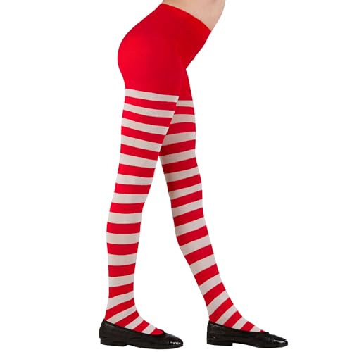 W WIDMANN MILANO Party Fashion - Strumpfhose gestreift für Kinder, Kostüm Zubehör für Hexen-, Marienkäfer-, Bienen-, Elfenkostüme, den Alltag uvm. von W WIDMANN MILANO Party Fashion