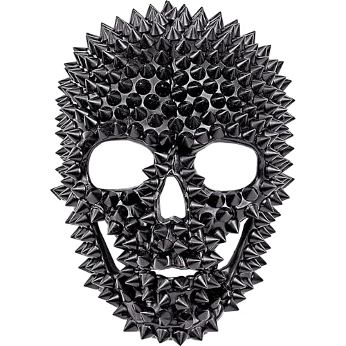 W WIDMANN MILANO Party Fashion - Totenkopf Maske mit Nieten, für Erwachsene, Kostüm Accessoire für Halloween von W WIDMANN MILANO Party Fashion