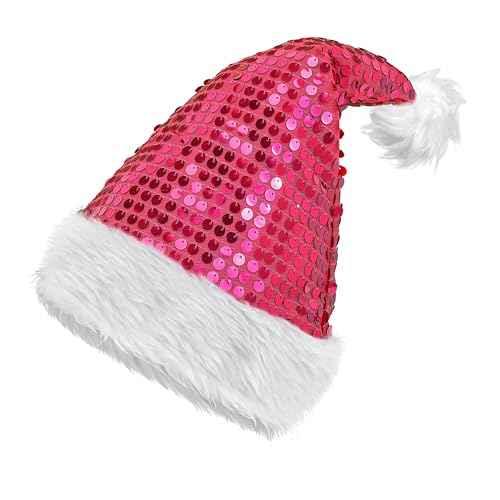 W WIDMANN MILANO Party Fashion - Weihnachtsmannmütze mit Pailletten, für Erwachsene, Accessoire für Weihnachten, Winter Mütze W WIDMANN MILANO Party Fashion - Weihnachtsmannmütze mit Pailletten, für Erwachsene, Accessoire für Weihnachten, Winter Mütze von W WIDMANN MILANO Party Fashion
