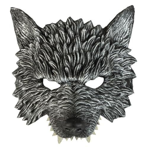 W WIDMANN MILANO Party Fashion - Wolfsmaske kinnlos, Tiermaske, Halbmaske, Accessoire Halloween, Karneval W WIDMANN MILANO Party Fashion - Wolfsmaske kinnlos, Tiermaske, Halbmaske, Accessoire Halloween, Karneval von W WIDMANN MILANO Party Fashion
