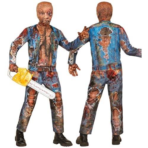 W WIDMANN MILANO Party Fashion - Zombie Kinderkostüm, Set mit Maske, komplettes Outfit für Halloween und Karneval von W WIDMANN MILANO Party Fashion