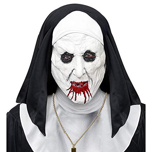 WIDMANN 03291 Halbmaske Horrornonne, Unisex – Erwachsene, Mehrfarbig WIDMANN 03291 Halbmaske Horrornonne, Unisex – Erwachsene, Mehrfarbig von WIDMANN