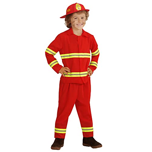 W WIDMANN MILANO Party Fashion - Kinderkostüm Feuerwehrmann, Uniform, Feuerwehranzug, Faschingskostüme W WIDMANN MILANO Party Fashion - Kinderkostüm Feuerwehrmann, Uniform, Feuerwehranzug, Faschingskostüme von W WIDMANN MILANO Party Fashion